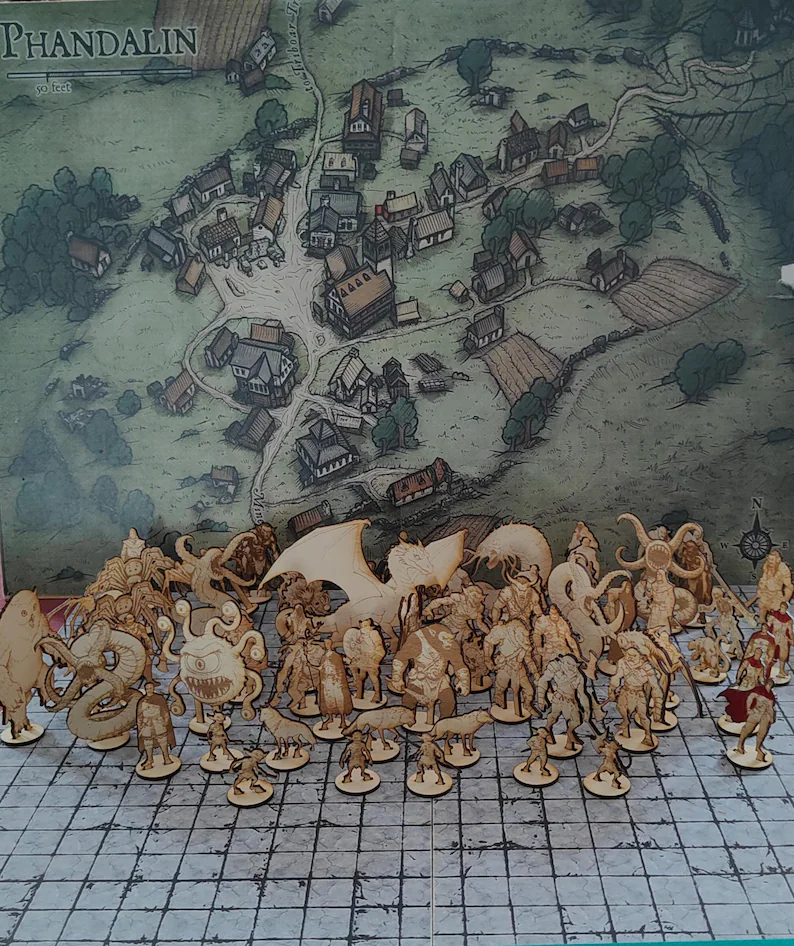 Lost Mines of Phandelver Cutout Minis