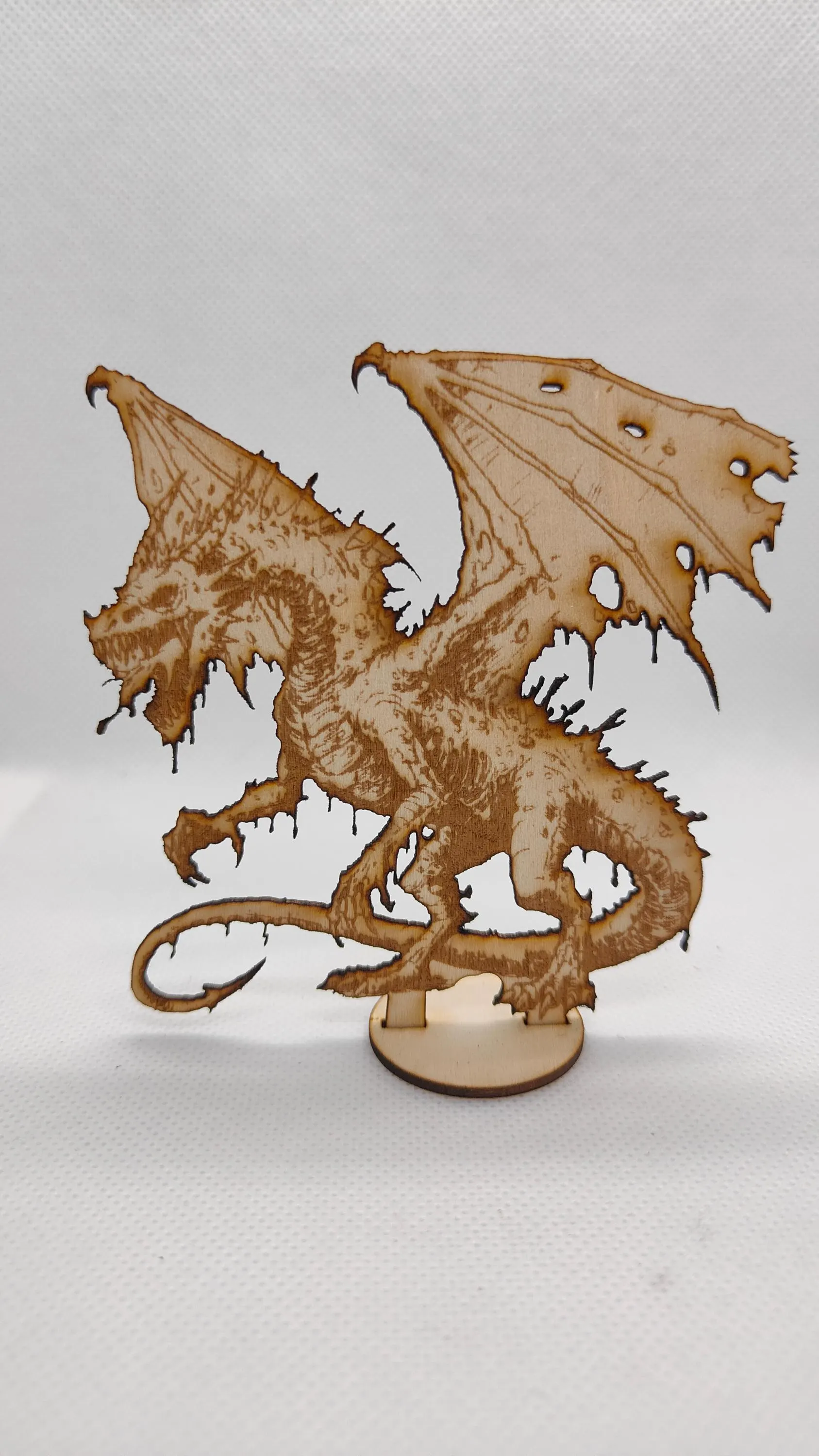Set of Dragons D&D cutouts Minis