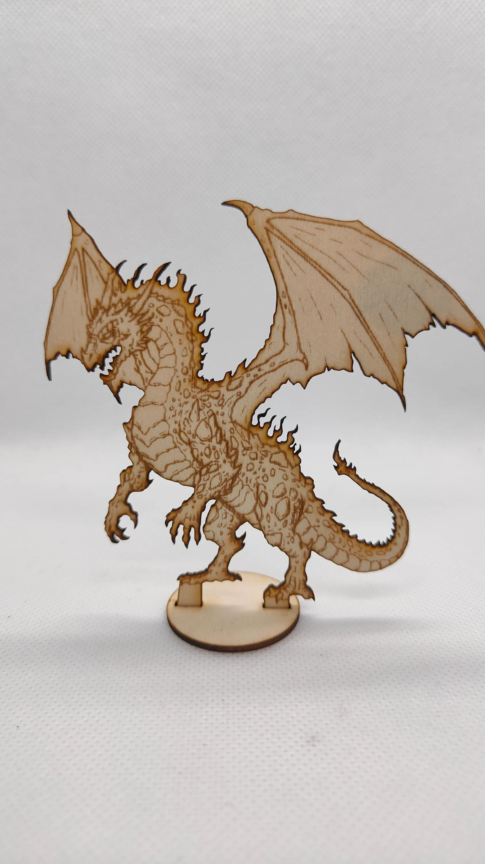 Set of Dragons D&D cutouts Minis