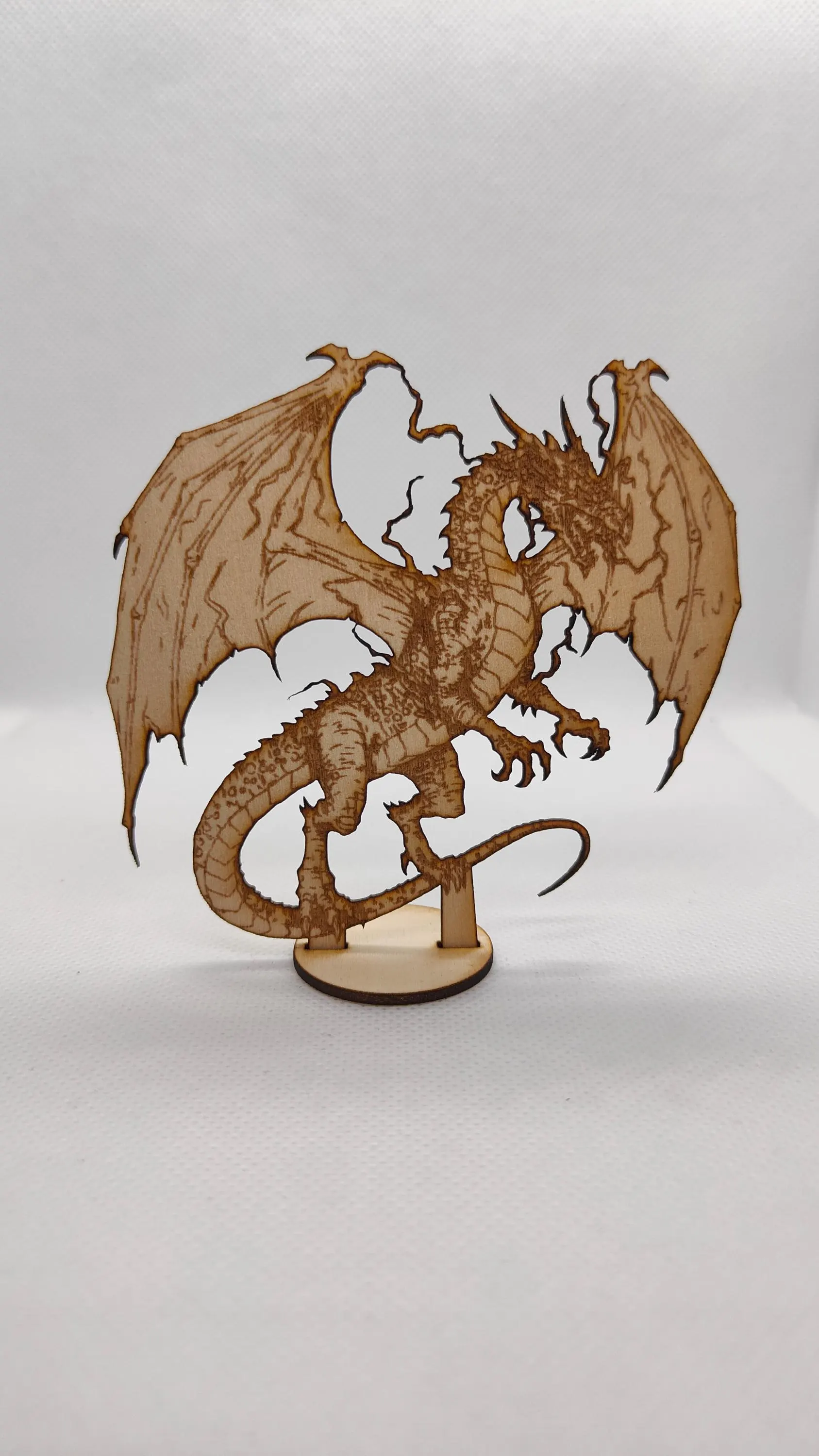 Set of Dragons D&D cutouts Minis
