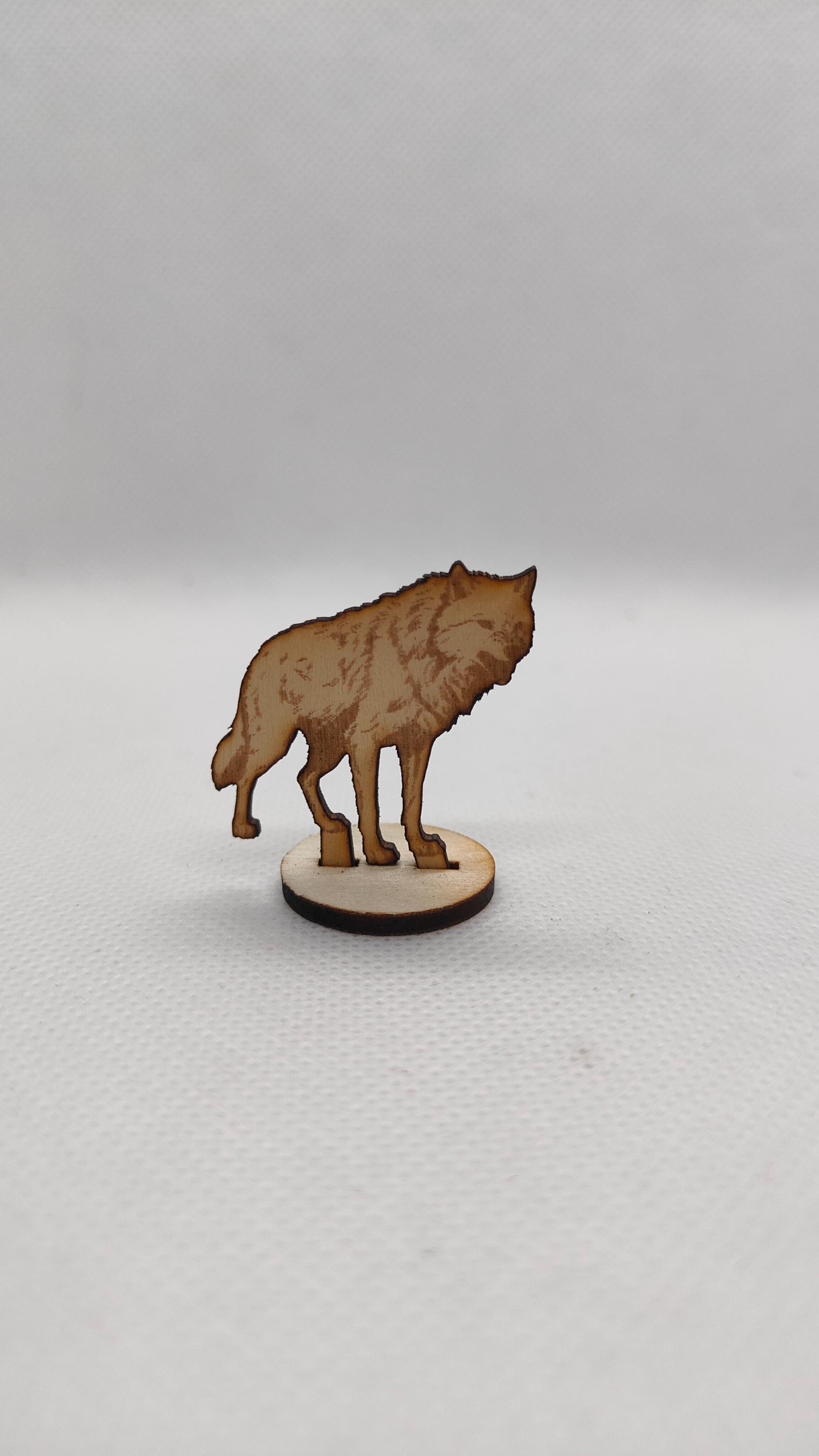 Set of Wolfs D&D cutouts Minis