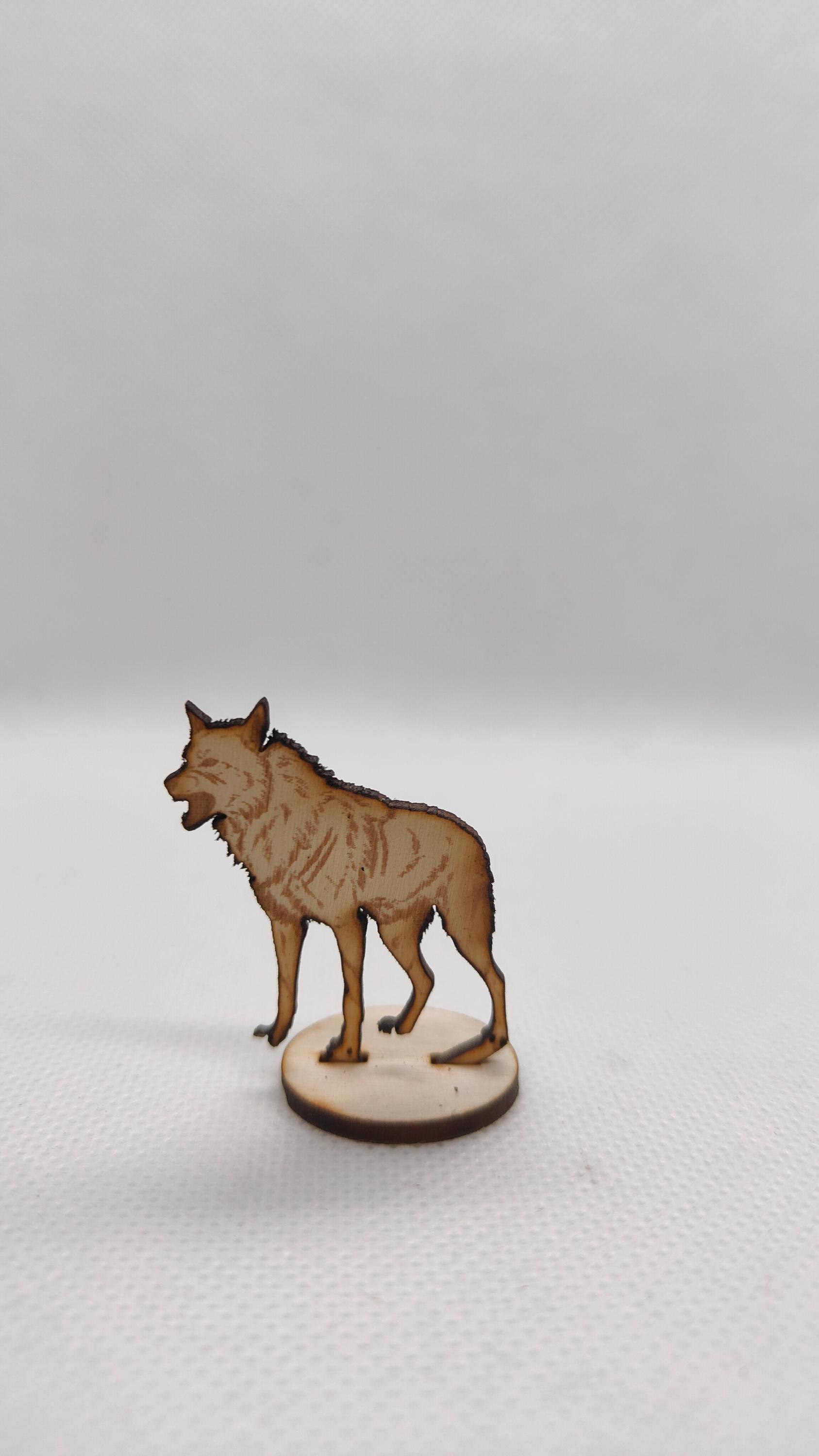 Set of Wolfs D&D cutouts Minis