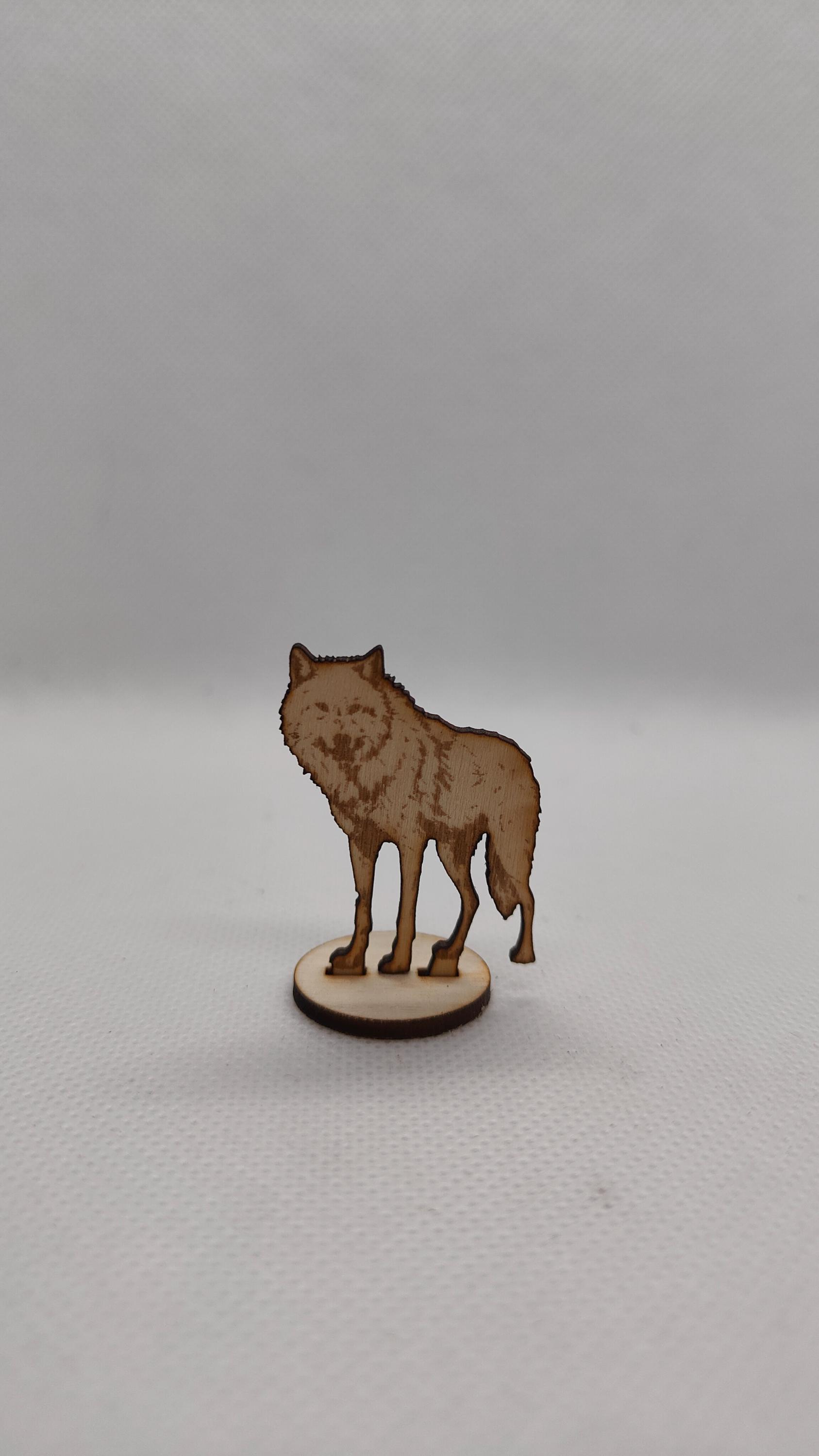Set of Wolfs D&D cutouts Minis