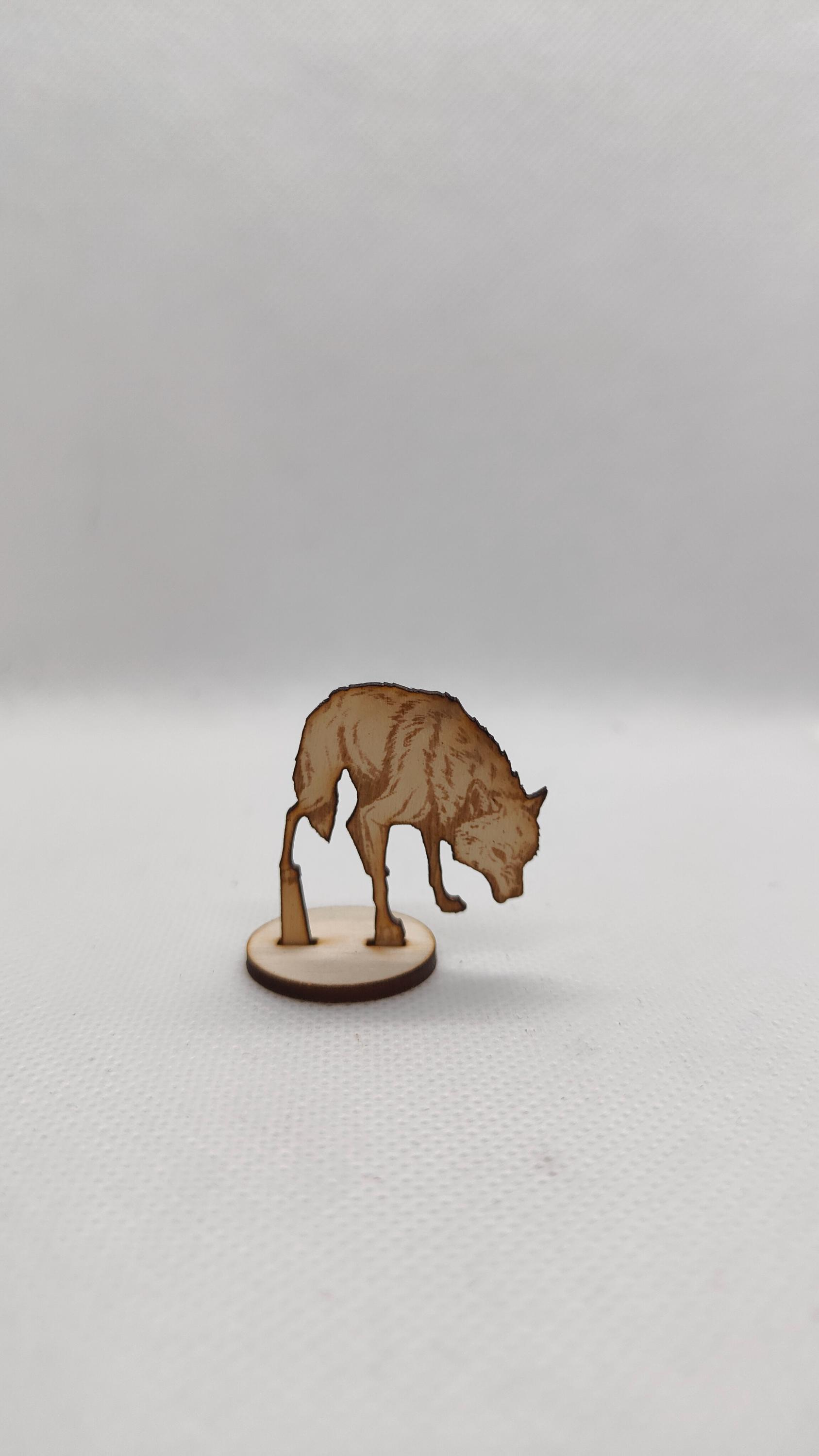 Set of Wolfs D&D cutouts Minis