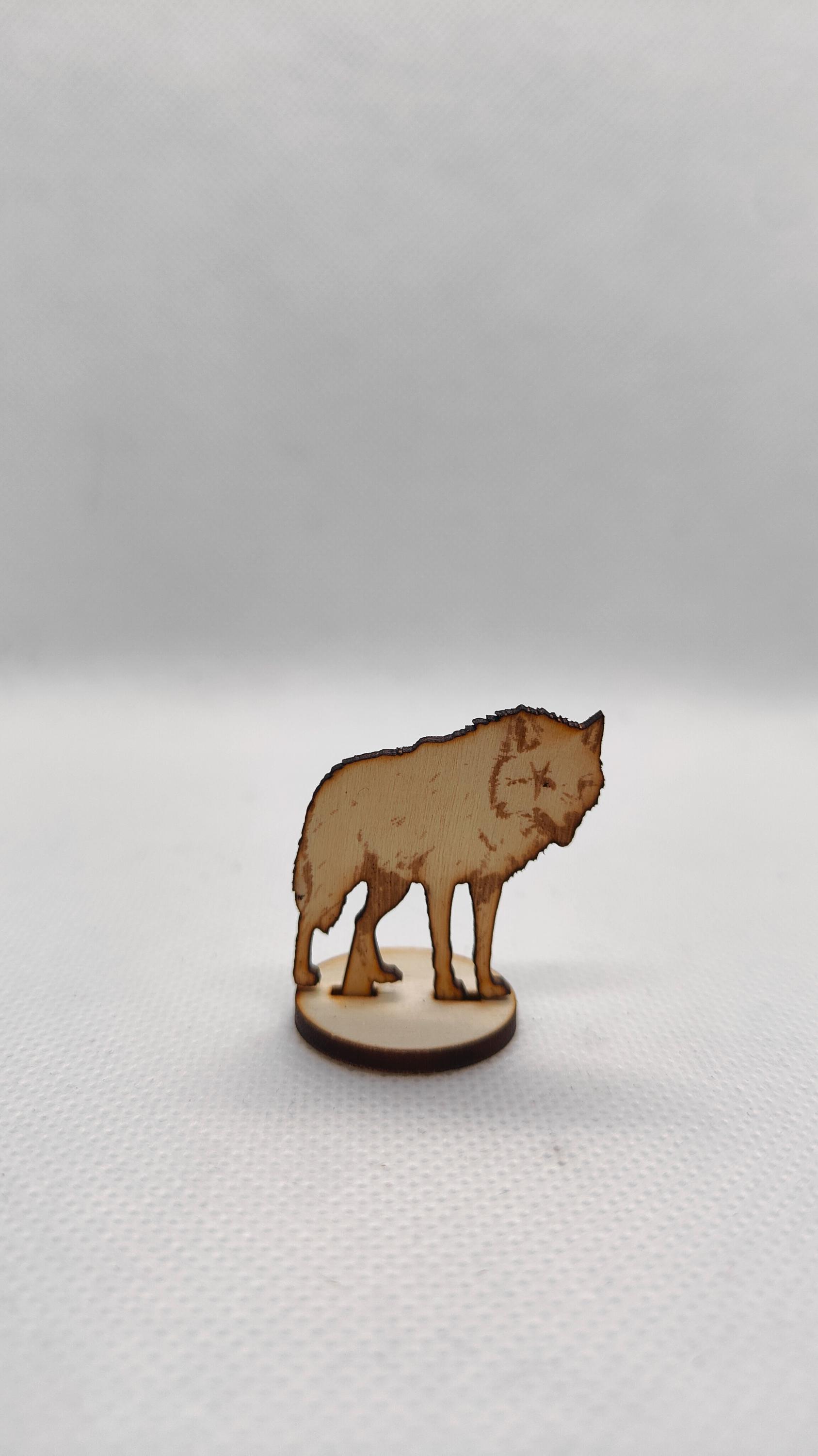 Set of Wolfs D&D cutouts Minis